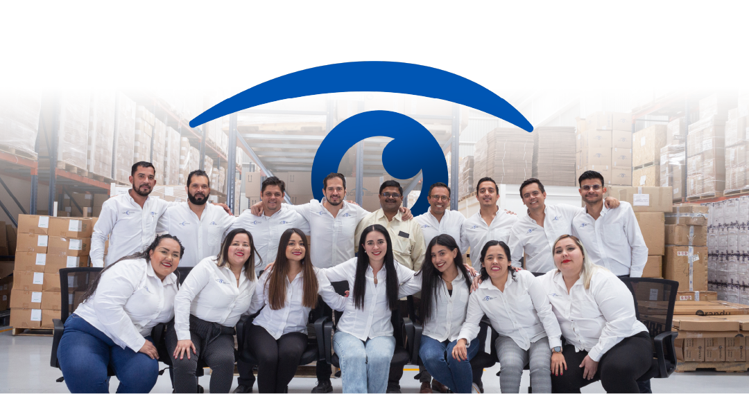 Equipo oftalmológico en uso